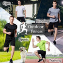 Camiseta masculina de manga curta de seda gelada secagem rápida, proteção solar