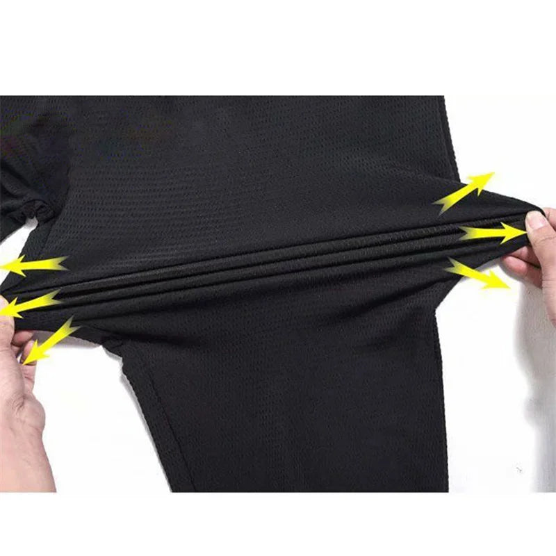 Calças masculinas Harem de secagem rápida.